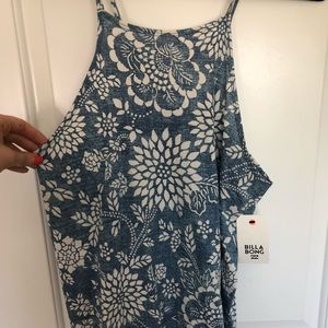 Nordstrom Blue and White Tank Top